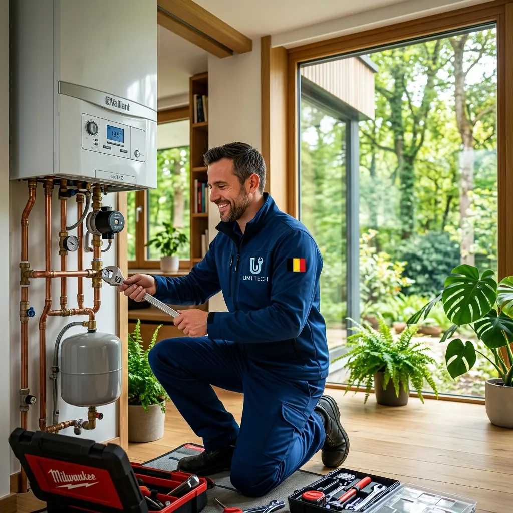 Inspection par caméra et débouchage d'égout dans le quartier du Chant d'Oiseau à Woluwe