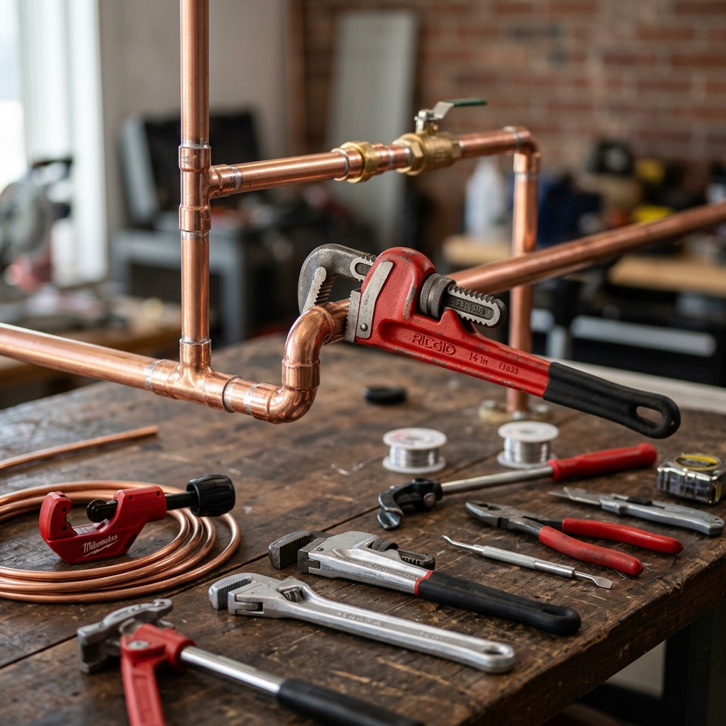 Outils de plomberie professionnels